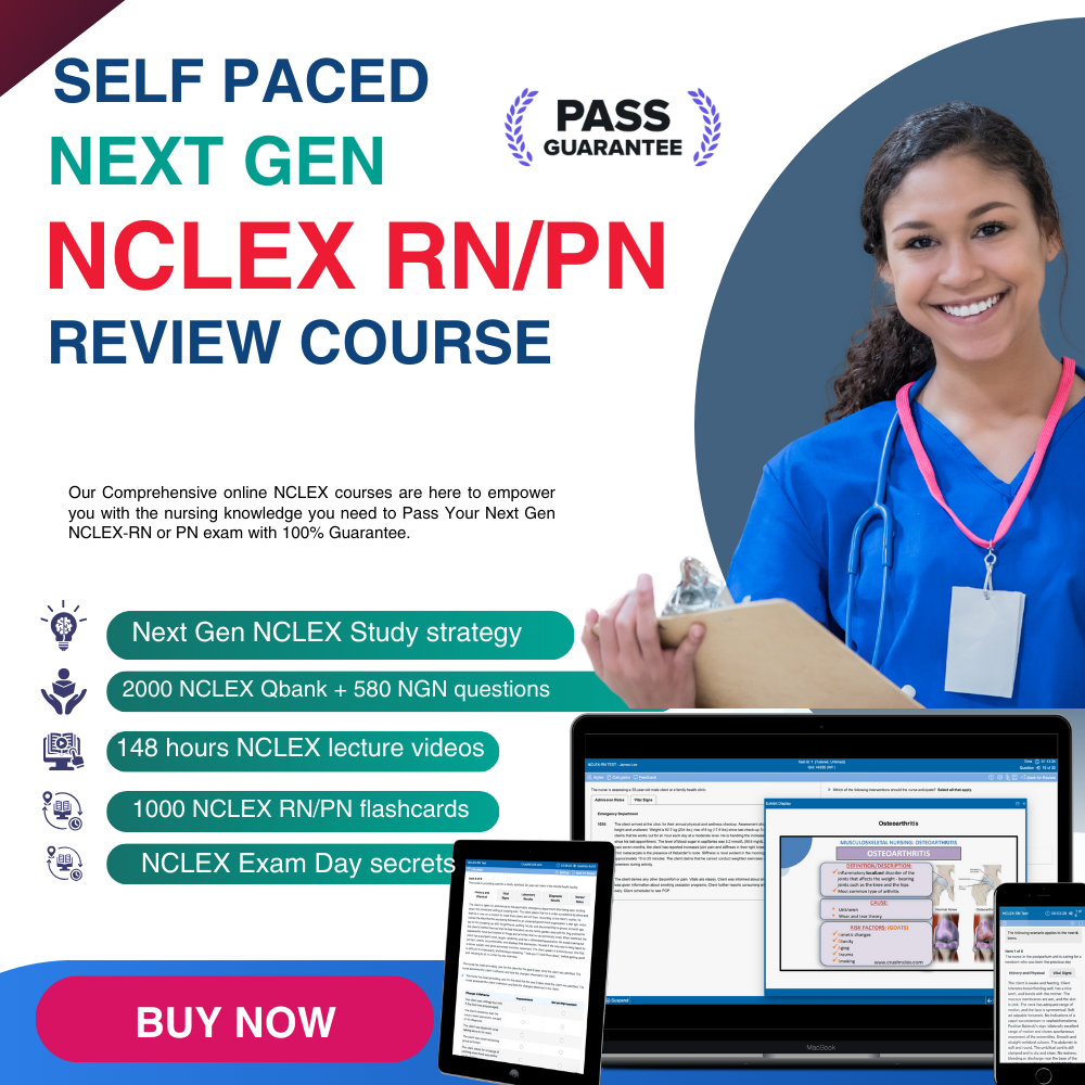 Self Paced NGN NCLEX RN/PN Masterclass Course